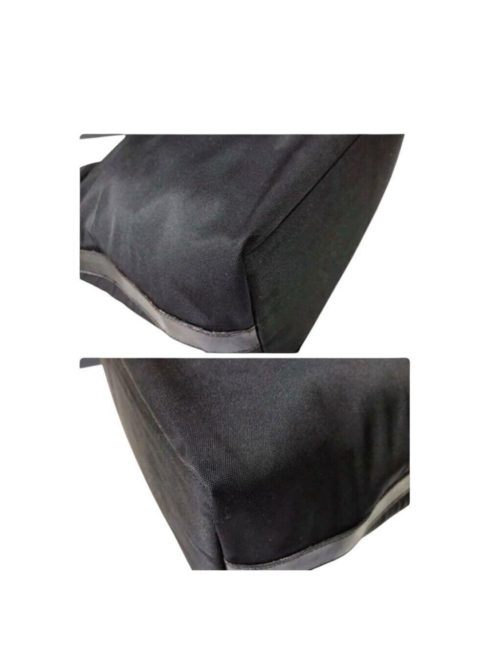 Gucci Black Nylon Shoulder Bag w Leather Trim 1990’s, Dust Bag - Picture 7 of 12